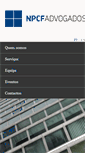 Mobile Screenshot of npcf.pt