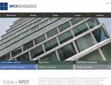 Tablet Screenshot of npcf.pt